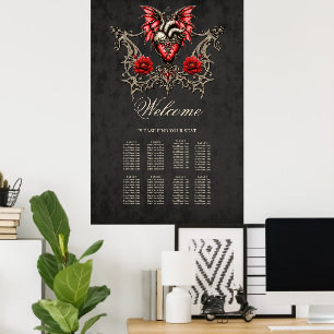 Poster Coeur majestueux, romance gothique