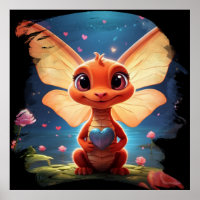 *~* Coeur Mythique Cute Baby Dragon AP48