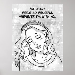 Poster Coeur paisible