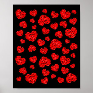 Poster Cœur rouge de la Saint-Valentin