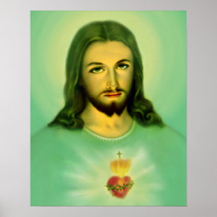 Poster Coeur sacré de Jésus Sagrado Corazon de Jésus