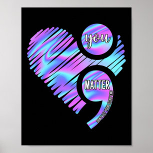Poster Coeur Vous Problème Ne laissez pas l'histoire mett