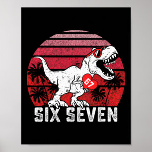 Poster Cœurs 67 Saint-Valentin 67 Meme Six Sept 6 7 T-