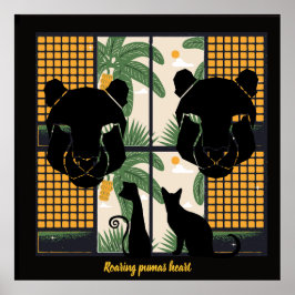 Poster Coeurs de pomme