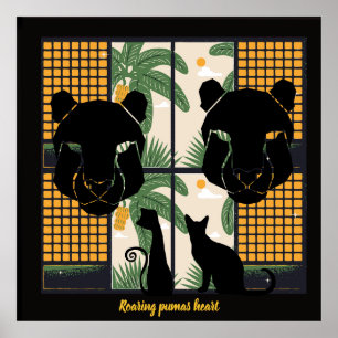 Poster Coeurs de pomme
