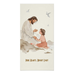 Poster Coeurs purs Lumière vive
