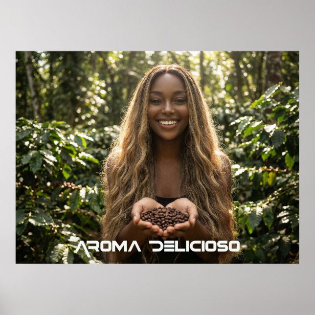 POSTER COFFEE - AROMA DELICIOSO (Devant)