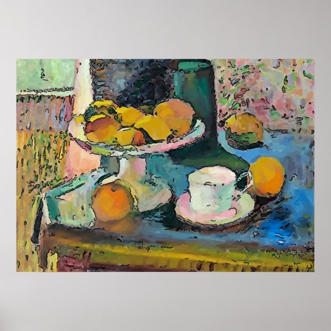 Poster Coffee Cup Still Life, ajouter du texte, des affic (Devant)