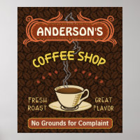 Coffee shop with Mug Create Your Own Personalized