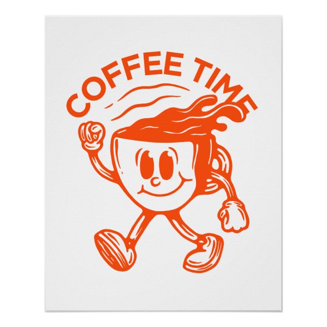 Poster Coffee Time (Devant)