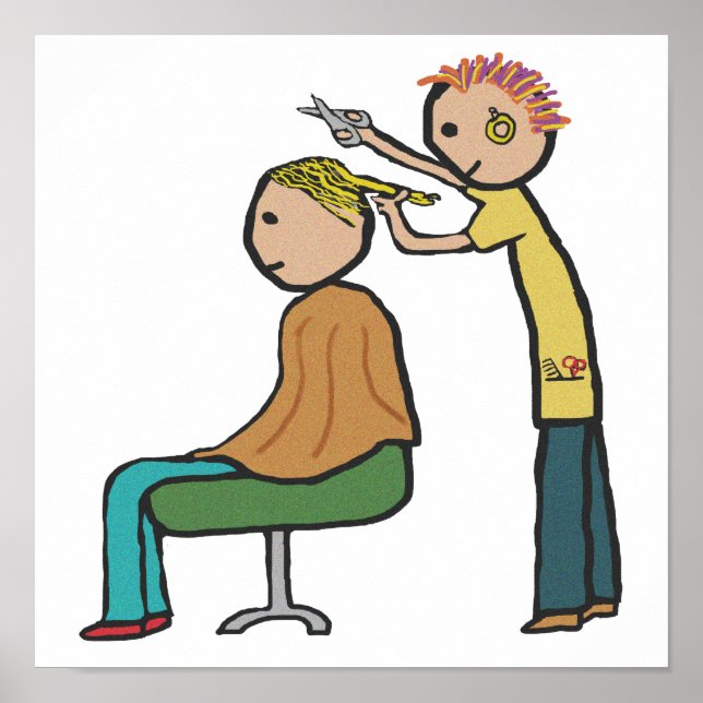 Poster Coiffeur (Devant)