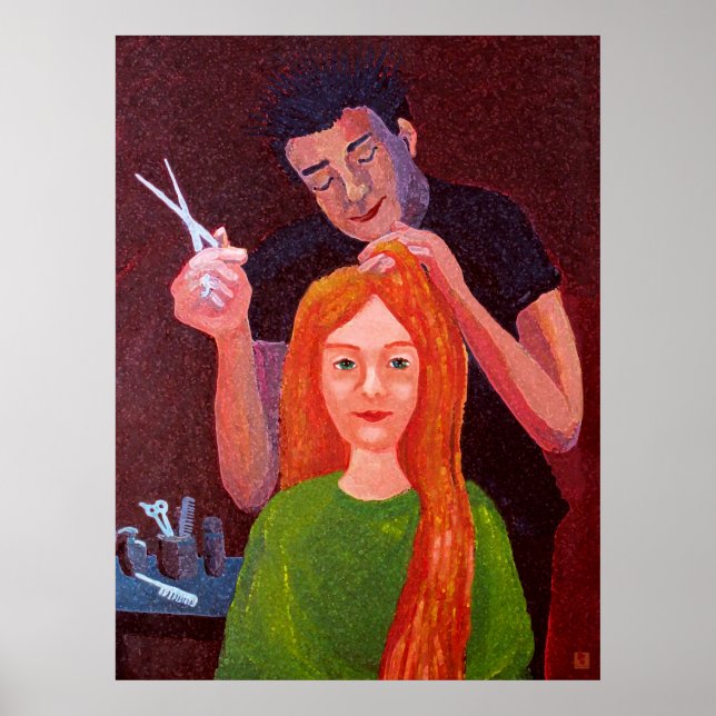 Poster Coiffeur (Devant)