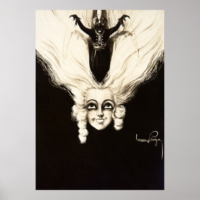 Poster Coiffure Marionette vintage (Devant)