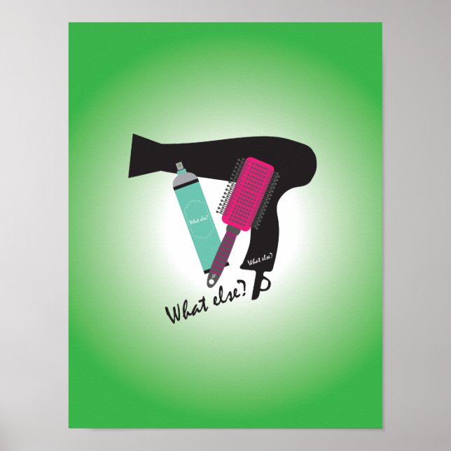 Poster Coiffures - Quoi d'autre ? (Devant)