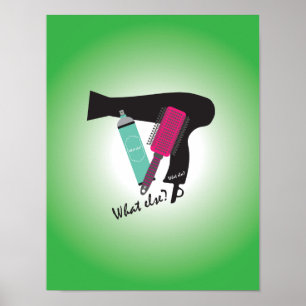 Poster Coiffures - quoi encore ?