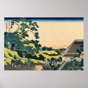 Poster Col Fuji from Mishima