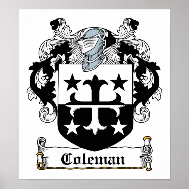 Poster Coleman Family Crest (Devant)
