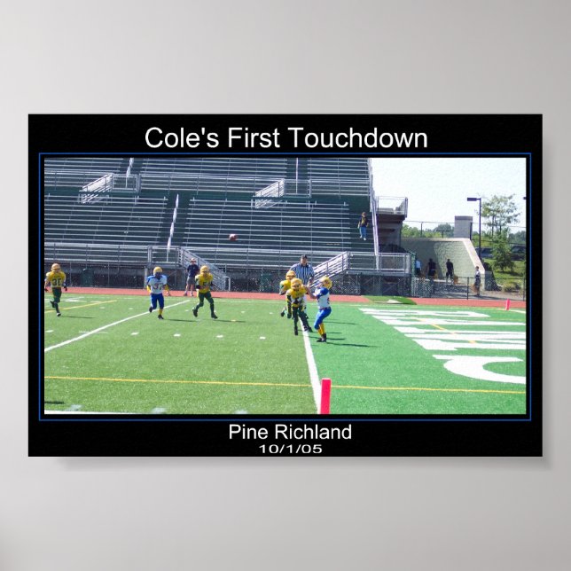 Poster Cole's First TD (Devant)
