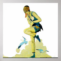 Coles Phillips ‘Jeune fille qui s'efface’ « Un ba