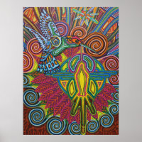 colibri - 2010 en poster/toile