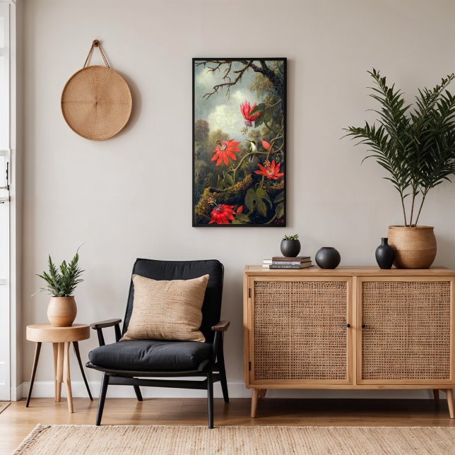 Poster Colibri et Passionnfleurs (Créateur téléchargé)