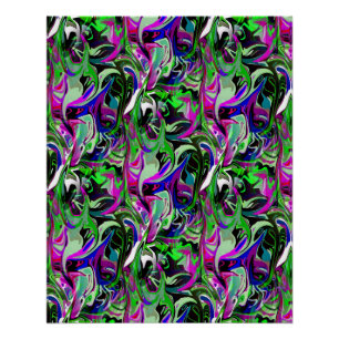 Poster Colibris en vol...