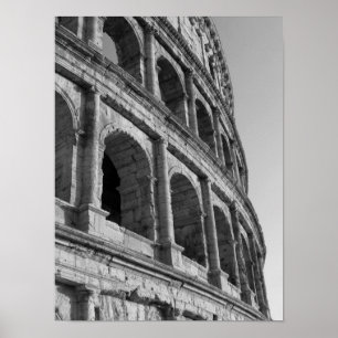 Poster Colisée à Rome. amphithéâtre romain monumental