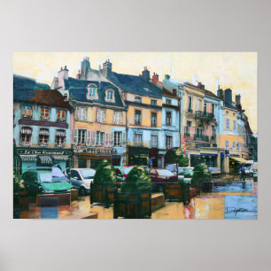 Poster Collage : "Beaune, France"