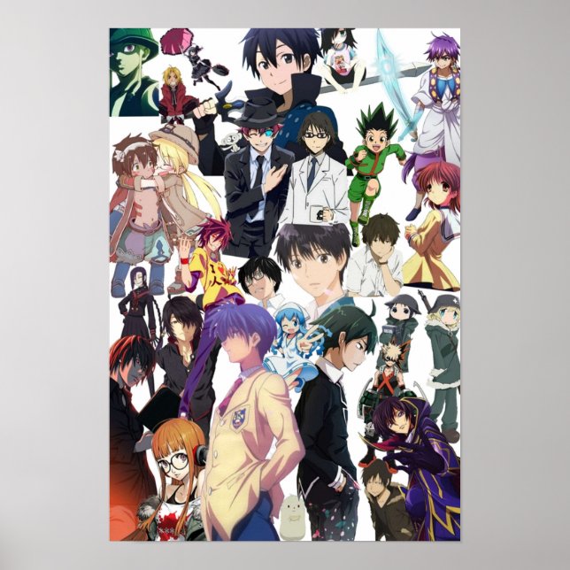 Poster Collage d'Anime 1 (Devant)