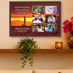 Poster Collage de famille San Francisco Sunset Famille 11