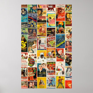 Poster Collage de films classiques