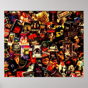 Poster Collage de films d'horreur