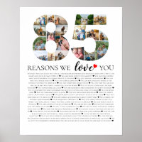 collage de photos 85 ans raisons pour lesquelles n