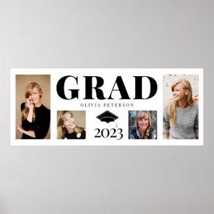 Poster Collage de photos Classe de diplômés de 2023