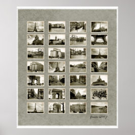 Poster Collage de photos en français