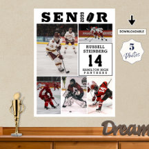 Collage de photos Hockey Senior Night 5