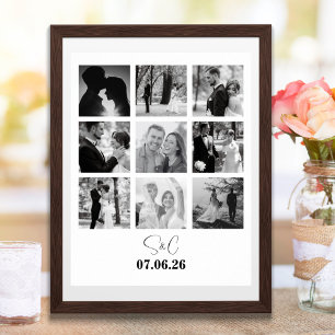 Poster Collage de photos personnalisé Cadeau personnalisé