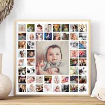 Collage de photos personnalisées