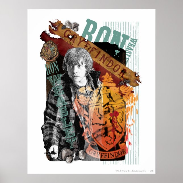 Poster Collage de Ron Weasley 1 (Devant)