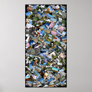 Poster collage de voyage