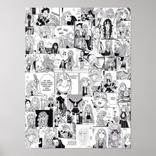 Poster Collage Demon Slayer Mitsuri Kanroji (Devant)