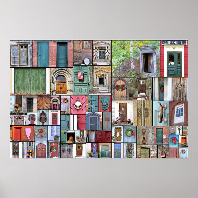 Poster Collage des portes 36 x 24 (Devant)
