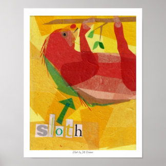 Poster Collage du critère de fente