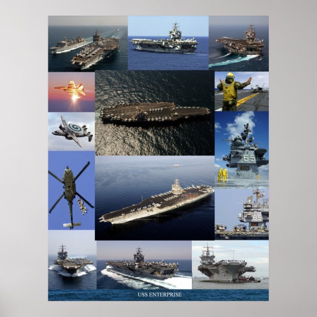 Poster Collage Entreprise USS (Devant)