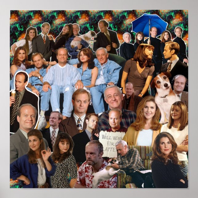 Poster collage frasier (Devant)