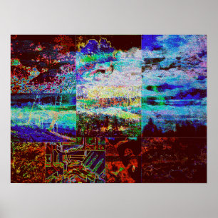 Poster Collage naturel