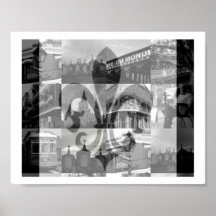 Poster Collage New Orleans [Imprimer]