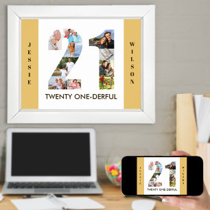 Poster Collage photo dans le numéro 21 Neutre 21e anniver