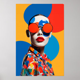 Poster Collage photo d'art populaire