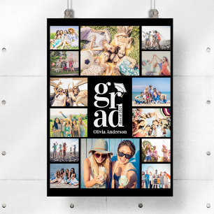 Poster Collage photo de grade multiple Souvenirs